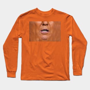 Pumpkin Mouth Teeth Long Sleeve T-Shirt